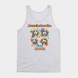 Aussiedoodle Mom Watercolor Tank Top